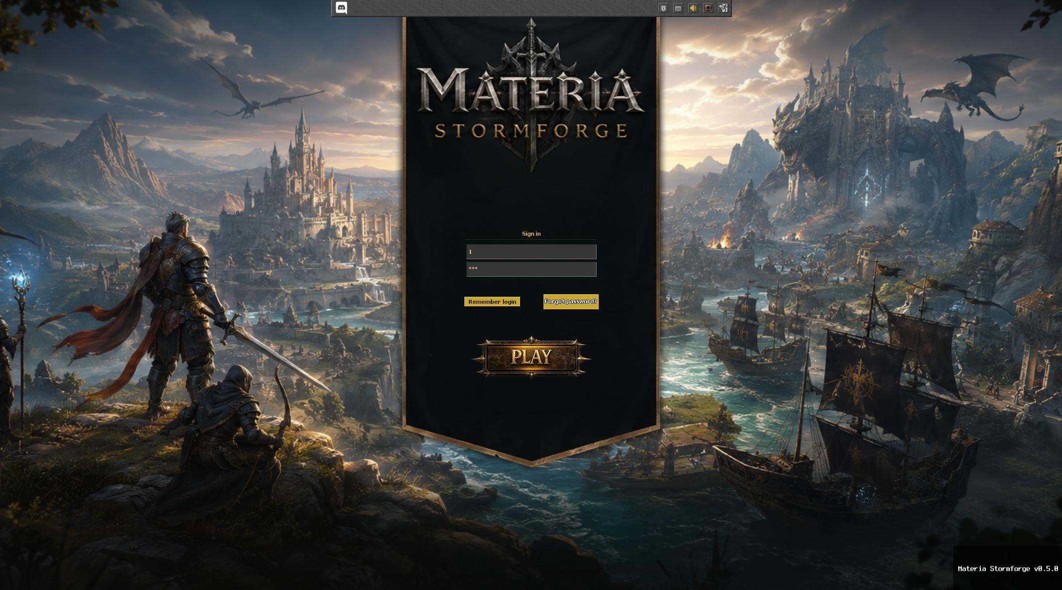 Stormforge screenshot: Stormforge Client